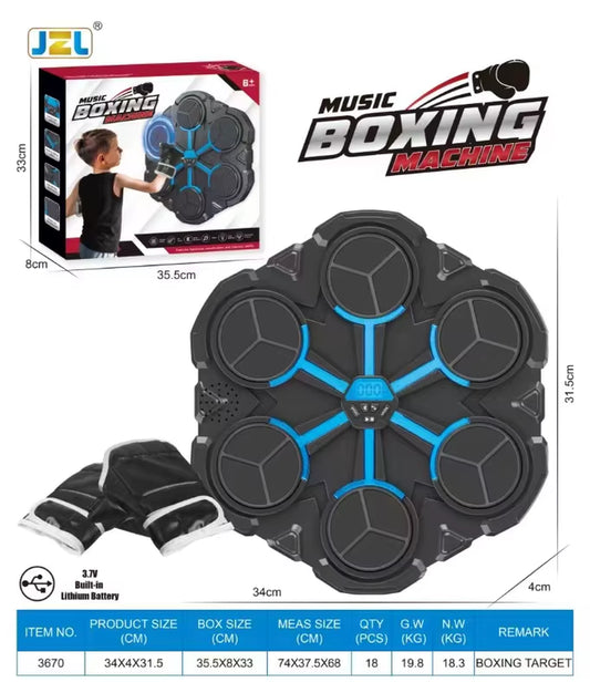 Bluetooth Music Boxing Machine,Decompression,Fighting Fitness Home Wall Target Trainer Accessories Agility Reaction Boxing Bag