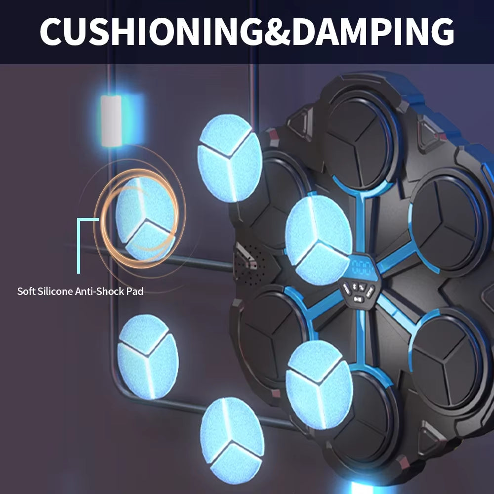 Bluetooth Music Boxing Machine,Decompression,Fighting Fitness Home Wall Target Trainer Accessories Agility Reaction Boxing Bag